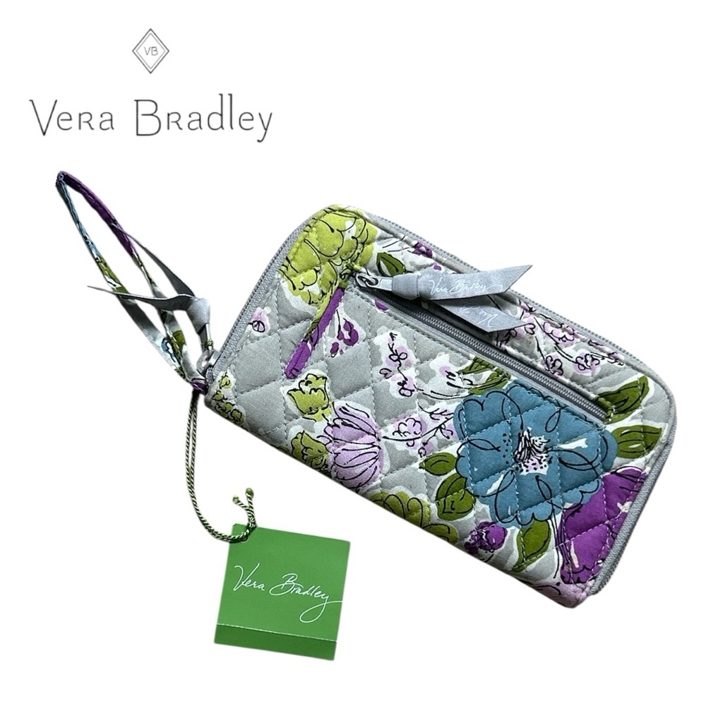 Vera Bradley Women’s Watercolor‎ Zip Around Wallet